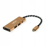 USB-C jaotur 4K HDMI, 2 USB ja 1 kuldse USB &uuml;hendusega