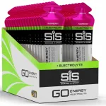Energiageel elektrol&uuml;&uuml;tidega SIS ENERGY GEL + ELECTROLYTE, vaarikamaitseline, 10 x 60 ml