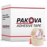 L&auml;bipaistev kleepuv pakketeip PAKOVA 48 mm x 66 yd, 36 tk