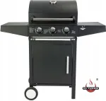 EL FUEGO SAN ANGELO gaasigrill, 8,4 kW, 3 p&otilde;letit, r&otilde;hu regulaatoriga