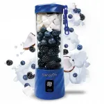 BlendyGo 3 kaasaskantav blender 550 ml, sinine, USB