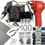 Plastiku keevituskomplekt 750W 8786D koos 85W klambriga