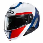 HJC I91 Bina mootorratturi kiiver, valge/sinine, XL