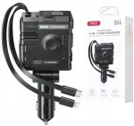 4-&uuml;hes auto USB laadija USB-C, PD, QC 3.0, sobib Lightning