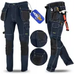 T&ouml;&ouml;p&uuml;ksid JEANS STRETCH tugevdatud denimitest MONTER