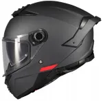 Mootorrattakiiver MT Thunder 4 SV, matt hall, integreeritud