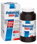 Toidulisand POL0MAG MAX B6, 90 tabletti, magneesiumtsitraat