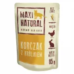 Maxi Natural m&auml;rg kassitoit kanaga, 85 g