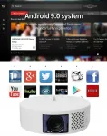 4K projektor Android TV ja integreeritud JBL WiFi k&otilde;lariga