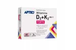 Toidulisand APTEO Vitamiin D3 + K2 MK-7 FORTE, 60 kapslit