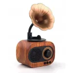 Puidust Bluetooth k&otilde;lar, retro raadio