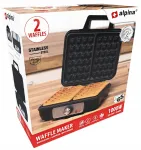 Vahvli-ahjuplaat Alpina ED-223258 1000 W must