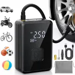 Elektriline mini jalgrattapump, kompressor, taskulamp, powerbank 4000mAh, 150PSI