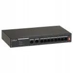 Dahua SF1010LP v&otilde;rgul&uuml;liti, 8x PoE, 2x uplink, 65W, IP kaameratele, EXTEND režiim