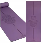 MANDALA HAMSA LAVENDER joogamatt, libisemiskindel, 4 mm, premium