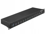 Delock 64039 USB jagaja 19" rack, 13x USB 3.1 Gen 1 type A