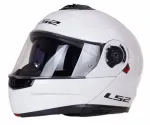 Mootorratturi kiiver LS2 FF908 STROBE II, valge l&auml;ikiv, suurus XS