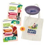 Animal Island loomatoit koertele, erinevad lihad, 16 x 150 g, koos tasuta taldriku ja kotiga