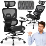 Kontoritool CAIRO, must, ergonoomiline, arvutilauale, p&ouml;&ouml;rlev