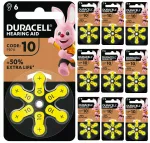 DURACELL DA10 kuuldeaparaadi patareid, 60 tk