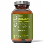Toidulisand HERB COLLAGEN FLEX TYPE I ja III 1200mg, 120 kapslit, gl&uuml;koosamiini ja kondroitiiniga