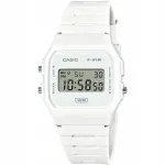 Digitaalne kell CASIO F-91WB-7AEF, valge, retro stiilis
