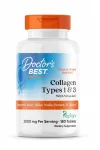 Doctor's Best Type 1 & 3 kollageen C-vitamiiniga, 180 tabletti