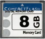 Compact Flash 8GB Elite Pro m&auml;lukaart