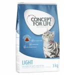 Kuivtoit kassidele Concept for Life Light Adult kanamaitseline, 3 kg