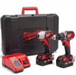 T&ouml;&ouml;riistade komplekt Milwaukee M18 BPP2C-402C, 18V, 2x 4.0 Ah