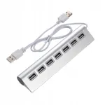 H&otilde;bedane USB jagaja 7 kiire USB 2.0 pesaga arvutile