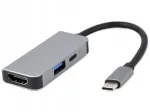 USB jagaja GEMBIRD A-CM-COMBO3-02, USB-C 3.2 Gen 1, passiivne