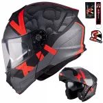 Motorratturi kiiver MT GENESIS R SV SHIFT B15, mattpunane