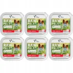 Raw Paleo Mini Adult koerapasteet veiselihaga, 6 x 150 g