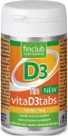 Toidulisand Finclub Fin VitaD3tabs, D3-vitamiini tabletid, 120 tk