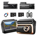 DDPAI Z90 Master 4K HDR esi- + MINI3X tagumine salvesti komplekt