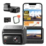DDPAI Z60 Master 4K HDR autokaamera 2K tagakaameraga, 64GB