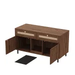 Kassi tualett 120 x 50 x 65 cm, p&auml;hklipuu imitatsiooniga MDF, sahtlitega