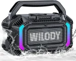 Juhtmevaba Wilody Boost10X Ultra Bluetoothi k&otilde;lar 100W, IPX7, TWS, RGB-valgustus, taskulambiga