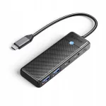 USB-C jagaja Orico, 4 USB-A 3.0 pesa, USB-C PD 100W, 5Gbps