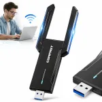 Juhtmevaba v&otilde;rgu USB adapter, triband, 5 GHz/6 GHz, 5400 Mbps