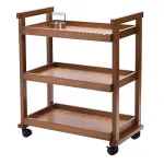 Puidust kunstik&auml;ru, 3 riiulit, 89 cm
