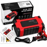 12V/24V 10A LCD-ekraaniga remontfunktsiooniga akulaadija