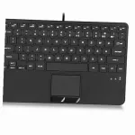 Mini USB klaviatuur puutepadjaga, valge