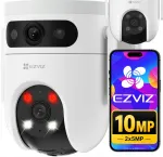 EZVIZ H9c v&auml;lisseeria p&ouml;&ouml;rlev WiFi videovalveseade 10 Mpx (5MP+5MP), kahes objektiivis
