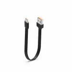 USB-C kuni USB-A lame kaabel 20 cm, 120W kiire laadimine