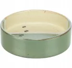 Keraamiline kauss kassidele ja koertele Trixie 200 ml, 12 cm, roheline-beez, TX-24812