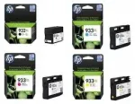 HP 932XL must ja HP 933XL v&auml;rvilised tindikassetid, 4 tk, C2P42AE