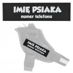 Peegeldav isikup&auml;rastatud kaelam&auml;rk Julius K9 Mini, 11x3 cm