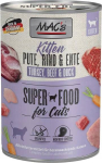 MAC'S KITTEN konserveeritud toit kassidele veise-, kalkuni- ja pardilihaga, 400 g